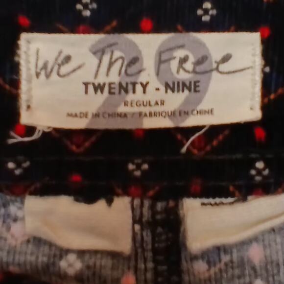 Free People We The Free Size 29 (6-8) Joani Corduroy Mini Skirt In Black - Picture 6 of 7